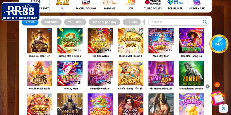 Chơi mini game cực đã tại RR88